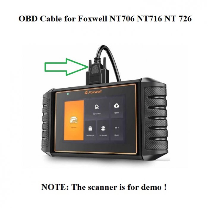 OBD Cable Diagnostic Cable for FOXWELL NT706 NT716 NT726FOXWELLNT706